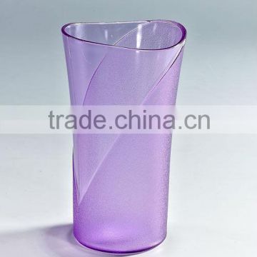 flower design plastic shiny transparent PS cup mould