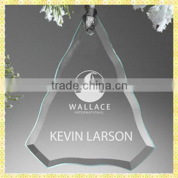 Personalized Engraved Unusual Glass Ornaments For 2014 New Year Gifts