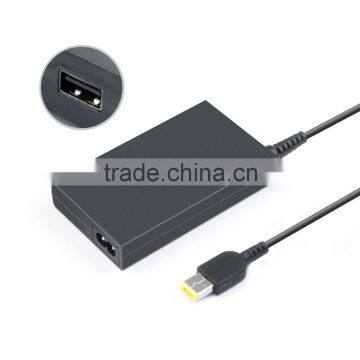 Newest 90W Slim laptop ac adapter for Lenovo Thinkpad 20V4.5A +5V2A USB