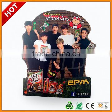 table top poster display stand ,table top advertising standee ,table standee display