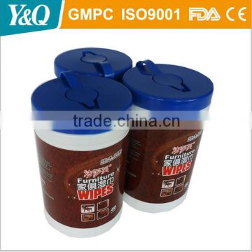 china wholesale websites furniture wipes/leather wipes