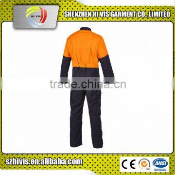 hi vis flame resistant protective coverall suit