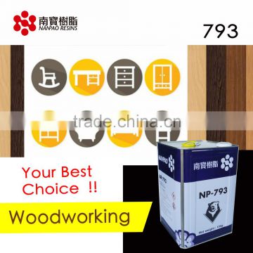 NANPAO Yellow Transparent solvent based Graft Adhesive For Woodworking