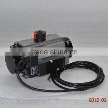 China made high quality pneumatic electromagnetic valve 12v with actuator