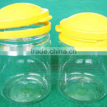 spice plastic Jar with snap cap