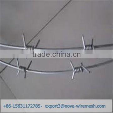 Low cost single twist barbed wire for sale