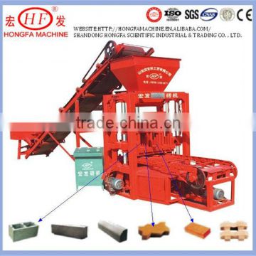 congo QTJ4-26C brick making machine,shandong brick machinery,hollow concrete block machine,small brick making machinery