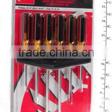 6pcs screwdriver set with holder