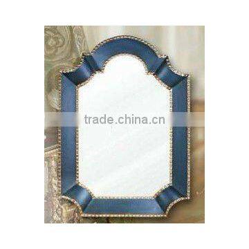 Wooden classical hand carved wall mirror, MOQ:1PCS(B70103)