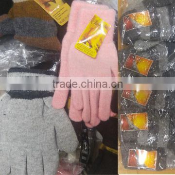 stocked lot sale Korea brand winter woolen gloves