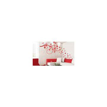 2000*1500mm Red Flower PVC Transfer Film Wall Sticker A0043
