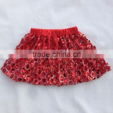 The Newest Design Girl Dress Wholesale Kids Clothes Scale Pattern Sequin Baby Skirt