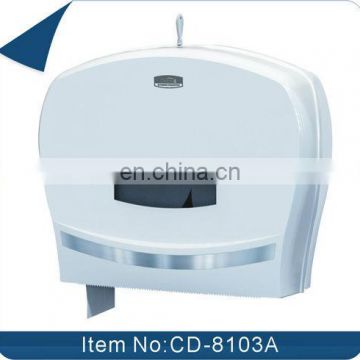 Twin Roll Paper Bath Jumbo Roll Toilet Tissue Dispenser with Stub Roll CD-8103A