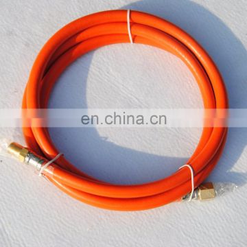 Hot Sale! 8*15MM, USA Standard Orange PVC LPG Hose, Gas Pipe with Copper Connector Used in Oven