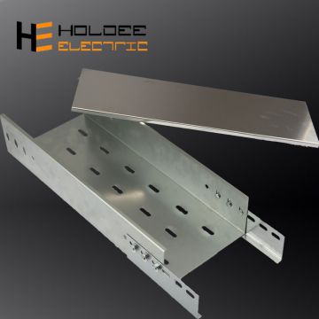 Channel type long span  ventilated or perforated trough cable tray