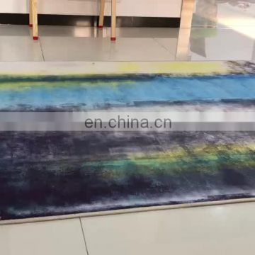 100% Polyester Coloring Printed Rugs And Carpet Modern Area Rug Bedroom Carpet