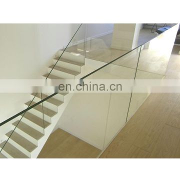 Glass manufacturer high quality black toughened colored glass fence balcony