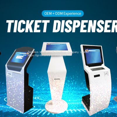The Whole Queue Management System Floor Stand Ticket Dispenser for Bank /Hospital