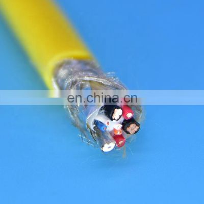 2 pair twisted 10 core sewer crawler cable coaxial video cable