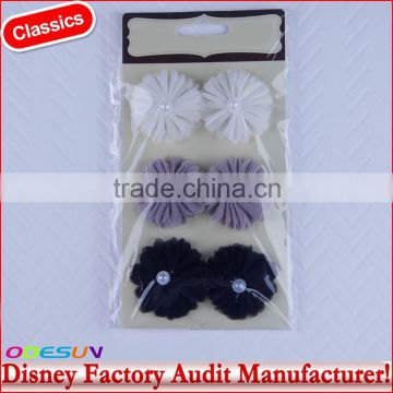 Disney Universal NBCU FAMA BSCI GSV Carrefour Factory Audit Manufacturer 1" Paper Flowers 6 Pack