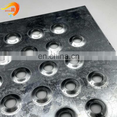 non-slip perforated anti slip metal plate mesh