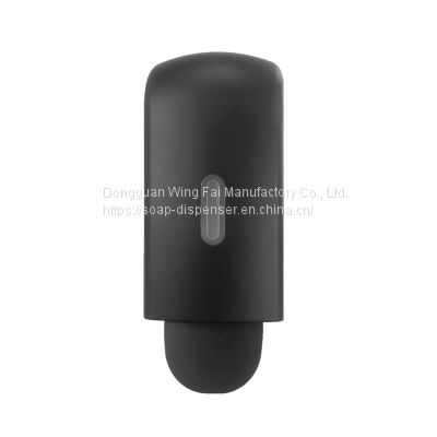 Factory Custom 1000ml Plastic Black Wall Mounted Hand Sanitizer alcohol Manual Soap Dispenser For Hotel