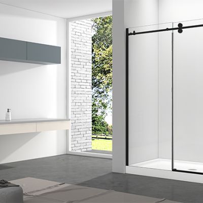Luxury family bathroom sliding tempered glass shower room partition shower screen door shower rooms