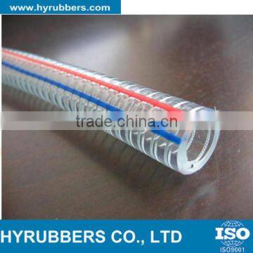 PVC Transparent Spring Pipe Steel Wire Reinforced Hose