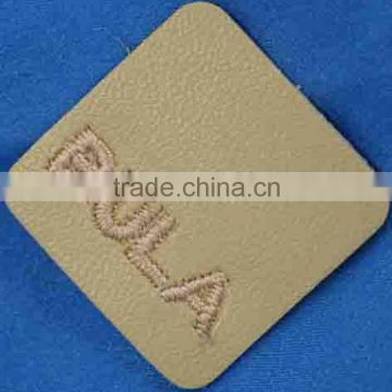 New Wholesale super quality custom made embossed leather patches