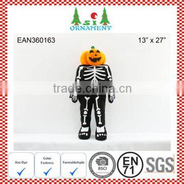 Pumpkin standing ornament for halloween decoration