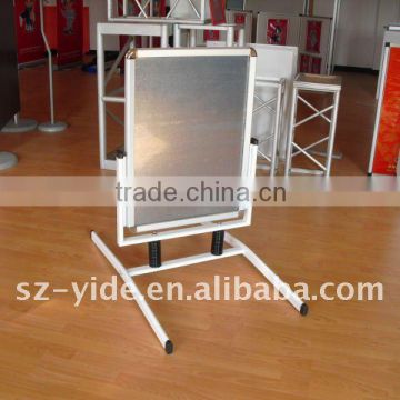 outdoor double side poster stand with Iron feet