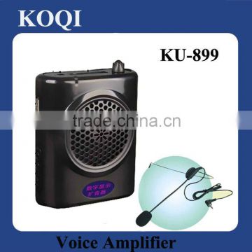 25 Watts Portable Waistband Megaphone Support MP3,USB,TF Card ,FM Radio(KU-899) Black