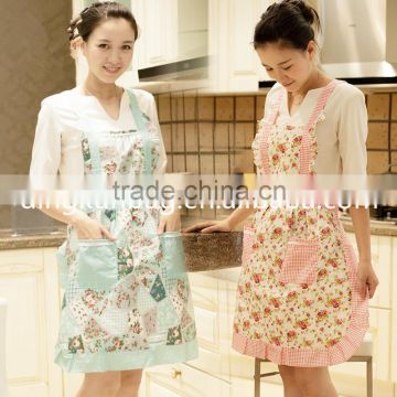 2015 promotion kitchen apron printed cooking apron