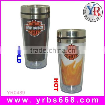 450ml Color Changing Stainless Steel Mugs For Special Sports Game Souvenir Gifts