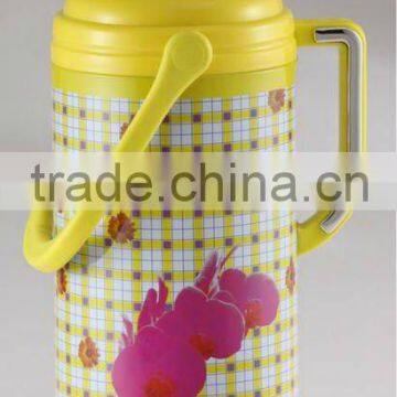 metal thermos flask vacuum glass liner with convenient lid