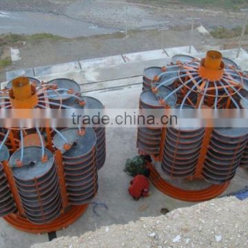 High capacity of 10 tons per hour gravity chute for iron ore beneficiation