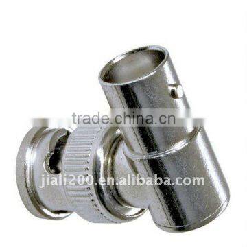 BNC Male to BNC Male L Connector for CCTV Camera