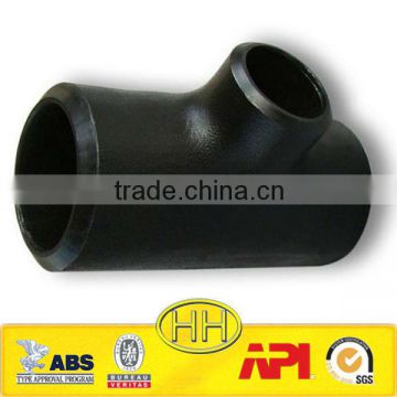 high quality carbon steel butt welded reducing tee