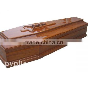 european style wooden caskets