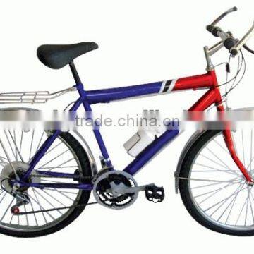 26"men normal bike mountain bicycle red/blue