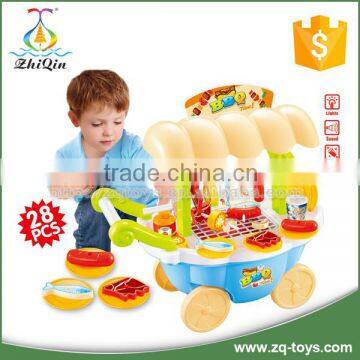 Good quality kids kitchen toy bbq play set