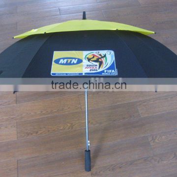 windproof MTN promotional golf umbrella with customized print