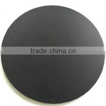 round black matt masonite cake board