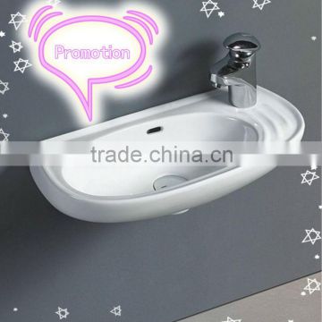 HM-H-04 ceramic small wall hung wash basin
