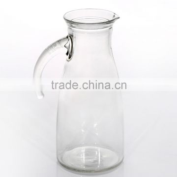 2300ml Wholesale Clear Round Glass Pitcher With Handle
