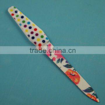 ZJCS-009 16CM Pretty plastic handle with beauty pattern beauty nail file