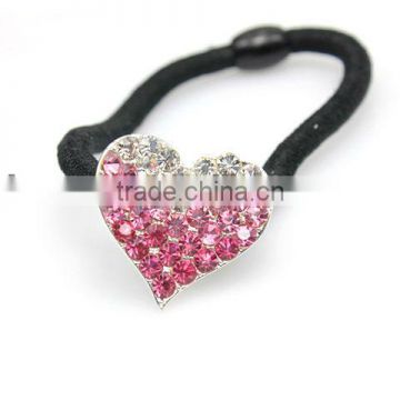 Heart shape rhinestone crystal hairband/headband