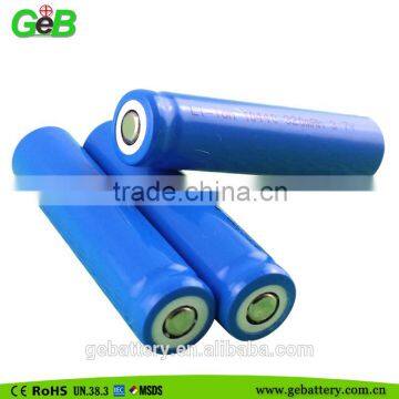 small GEB IFR10440 3.2V 200mah rechargeable li ion battery cell