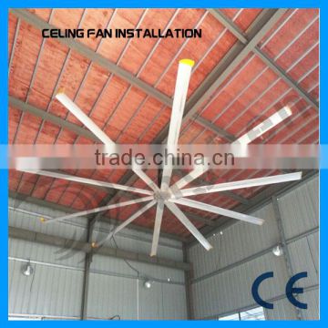 Alibaba china supplier large diameter big wind industrial HVLS ceiling fan                        
                                                Quality Choice