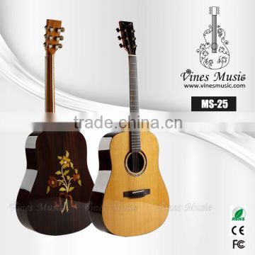 41 inch chinese solid binding acoustic guitar MS-25